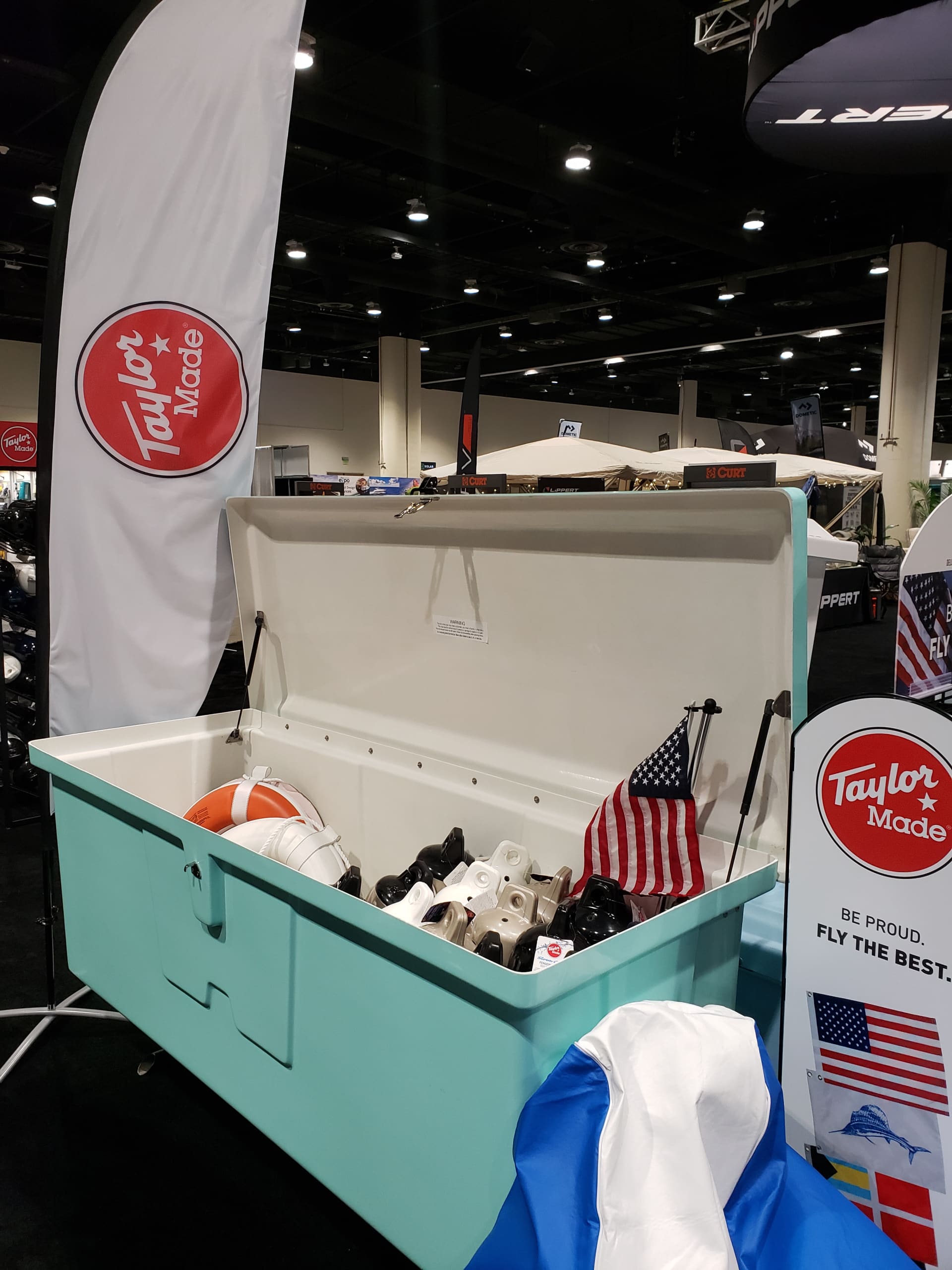 Taylor Made Dock Boxes Displayed at NTP Expo